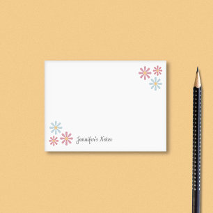 Bloco De Notas Pastel Flowers