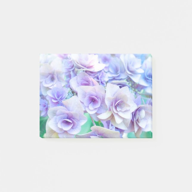 Bloco De Notas pastel hydrangea for wedding (Frente)