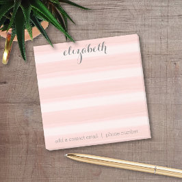 Bloco De Notas Pastel Peach e Stationery Suite for Women
