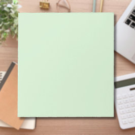 Bloco De Notas Pastel Pistachio - Cor Sólida | Clássico | Elegant
