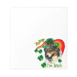 Bloco De Notas Pastor australiano St Patricks