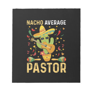 Bloco De Notas Pastor Médio Nacho Líder Religioso Cinco De Maio
