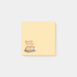 Bloco De Notas Patas & Planos Notas Adesivas de Gatinhos Fofos