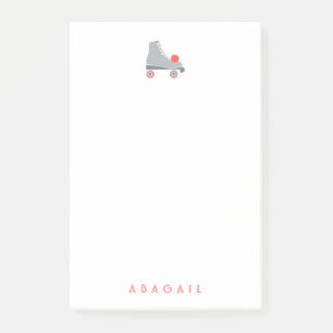 Bloco De Notas Patins - Coral