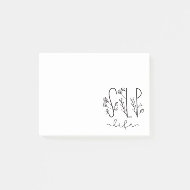 Bloco De Notas Patologista da Língua do Discurso Terapista (Frente)