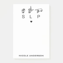 Patologista de Linguagem de SLP Personalizado ASL