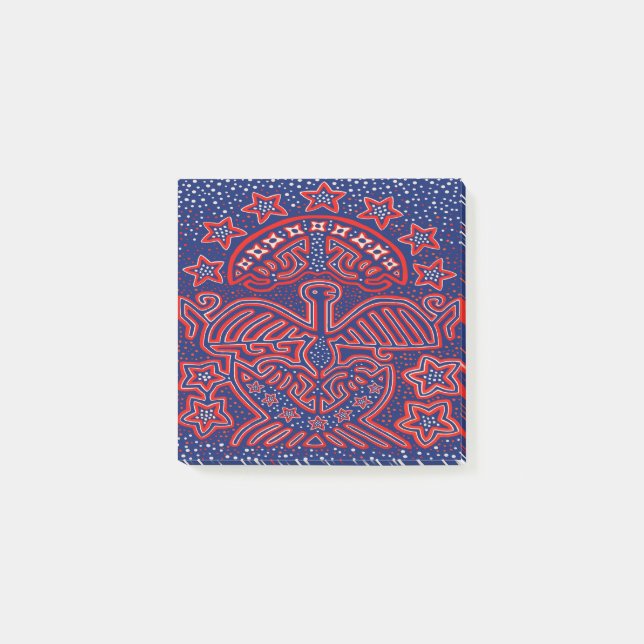 Bloco De Notas Patriota Democrático da Águia dos EUA (Frente)