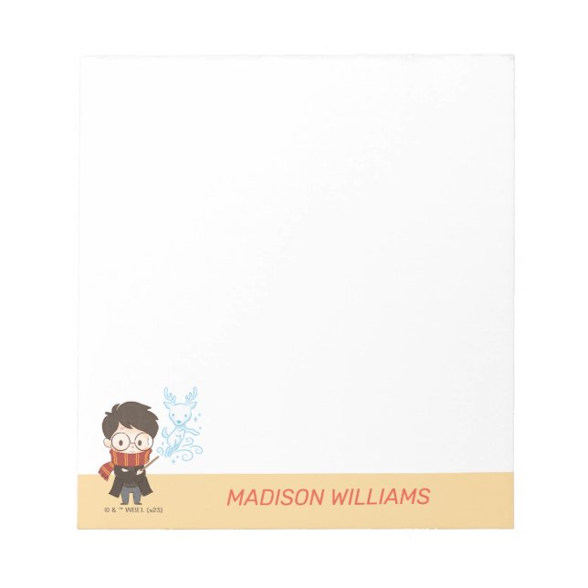 Bloco De Notas Patronus Chibi HARRY POTTER™ (Frente)