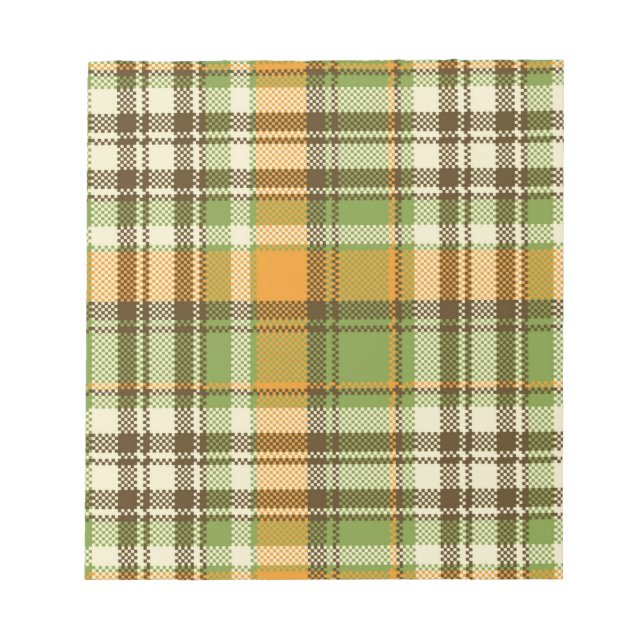 Bloco De Notas Patterno Geométrico Vintage Trendy Fashion (Frente)