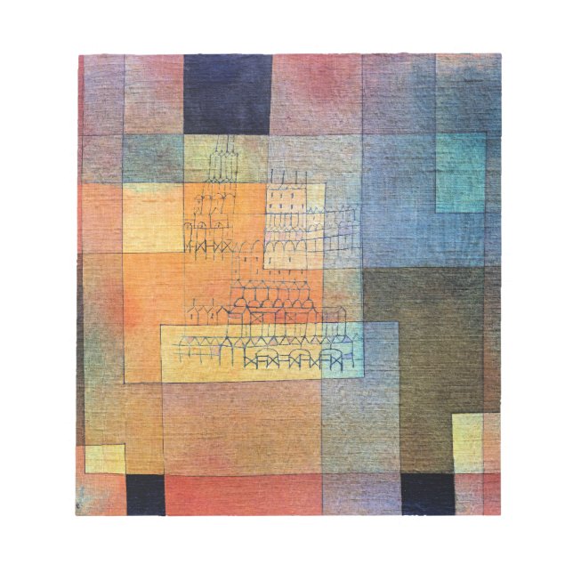 Bloco De Notas Paul Klee, Arquitetura Polifônica, (Frente)