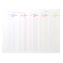 Pauta de Partitura e Tablatura para Ukulele – Mode