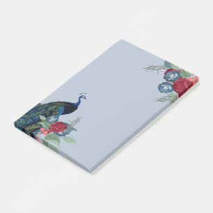 Bloco De Notas Pavock Blue Burgundy Orçamento do Casamento outono