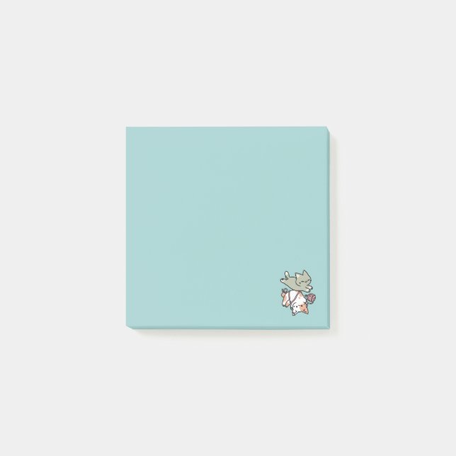 Bloco De Notas Paws and Play – Adorable Cat Illustration (Frente)