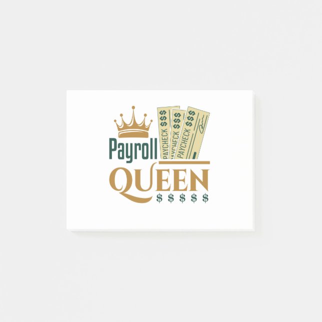 Bloco De Notas Payroll Queen (Frente)