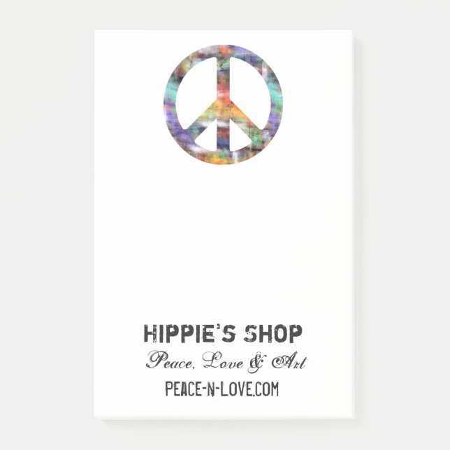 Bloco De Notas Paz artística (Frente)