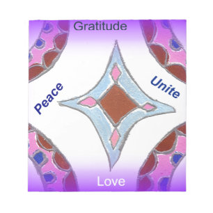 Bloco De Notas Peace Love Unity hakuna matata .png