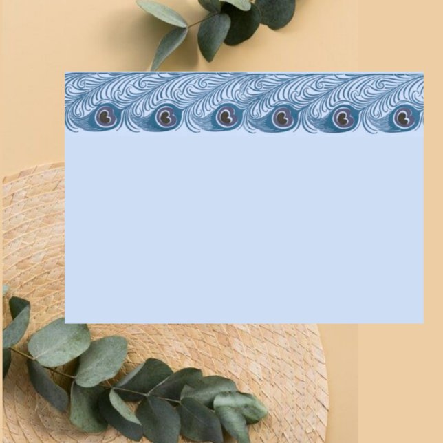 Bloco De Notas Peacock Feather (Criador carregado)