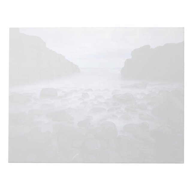 Bloco De Notas Pebolhas e Rochas ao longo da costa oceânica (Frente)