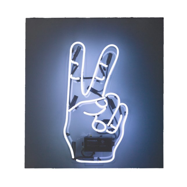 Bloco De Notas peça de neon (Frente)