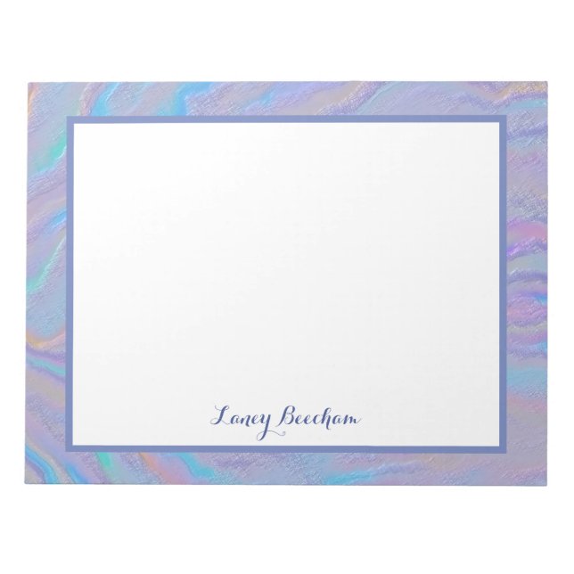 Bloco De Notas Pedra Iridescente Mezmerizadora (Frente)