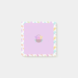 Bloco De Notas Peeps Em Uma Cesta