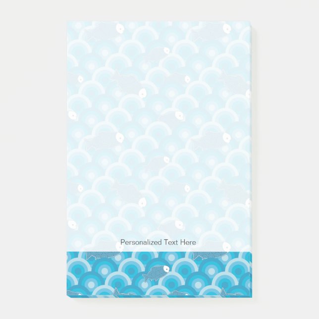 Bloco De Notas Peixe (Frente)