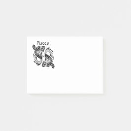 Bloco De Notas Peixes o Símbolo Zodíaco de Peixe e o Sinal