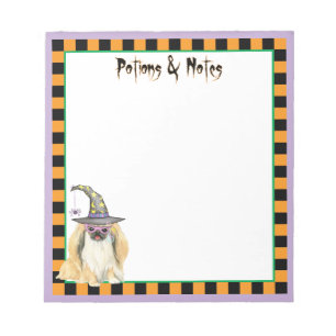 Bloco De Notas Pekingese Witch Notepad