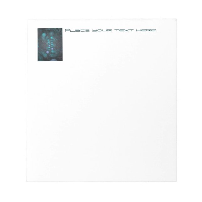 Bloco De Notas Pele da alienígena 001 (Frente)