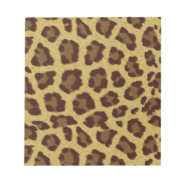 Bloco De Notas Pele Leopard (Frente)