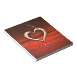 Bloco De Notas Pelo Amor do Vermelho