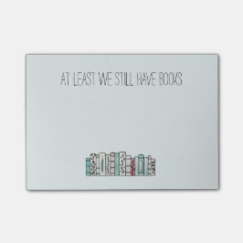 Bloco De Notas Pelo menos nós ainda temos livros