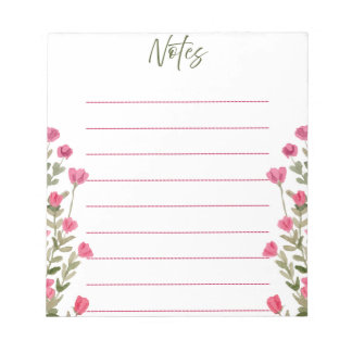 Bloco De Notas Pensamentos de Flor Silvestre