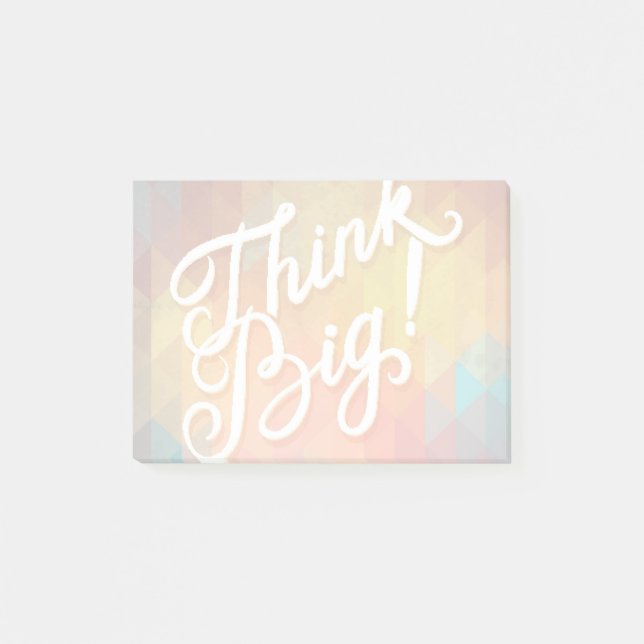Bloco De Notas Pense grande (Frente)