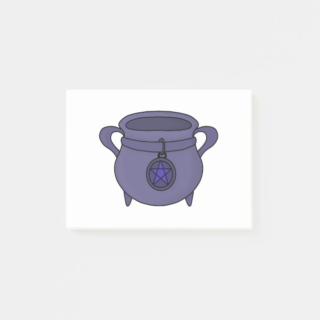 Bloco De Notas Pentagrama Pentágono Cauldron (Frente)