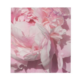 Bloco De Notas Peônia Rosa