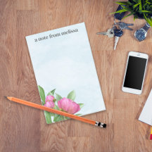 Peonias Rosa-Cor-de-Água Moderna Elegante Floral