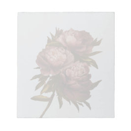 Bloco De Notas Peonies