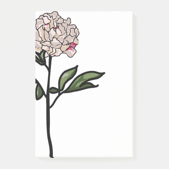 Bloco de Notas Peony (Frente)