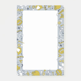 Bloco De Notas Pequenas Coisas Escolares na Professora