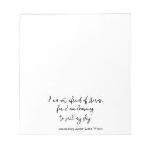 Pequenas mulheres citando I - Estilo de Escrita Ma