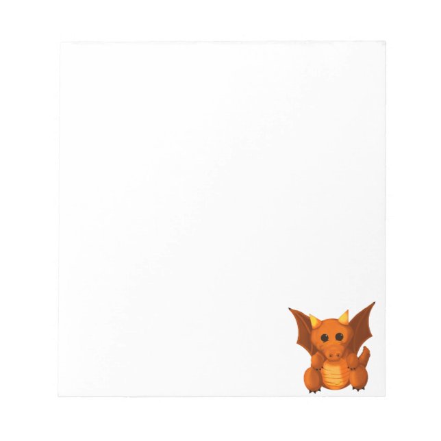 Bloco De Notas "Pequeno Dragão" (Frente)