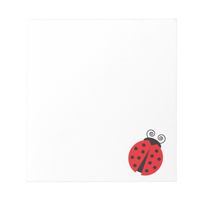 Bloco De Notas Pequeno Ladybug (Frente)