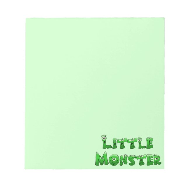 Bloco De Notas Pequeno Monstro do Queda (Frente)