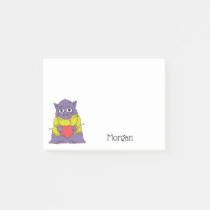 Bloco De Notas Pequeno monstro personalizado