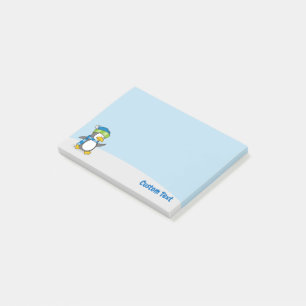 Bloco De Notas Pequeno pinguim caminhando em notas Postadas de ne