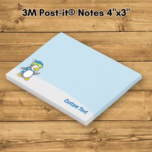 Bloco De Notas Pequeno pinguim caminhando em notas Postadas de ne