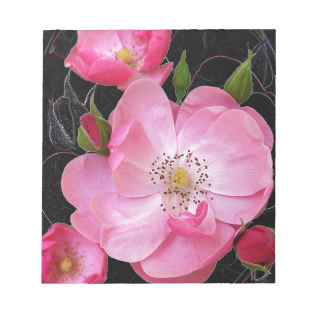 Bloco De Notas pequeno rosebud abre (Frente)