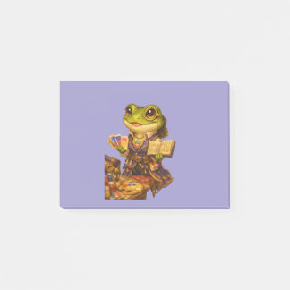 Bloco De Notas Personagem Sapo Designer de Reino