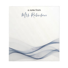 Bloco De Notas Personalização de Apreciação de Professores das Li